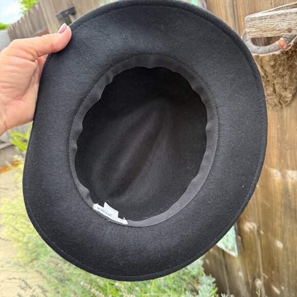Black Wool Fedora Hat Zebra Band Hat Attack New York main image 7